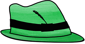 The green thinking hat