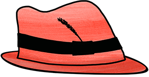 The red thinking hat